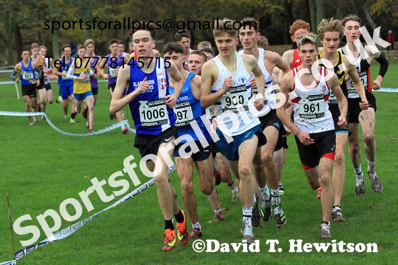 Junior Men, 2022 British Athletics Cross Challenge, Sefton Park, Liverpool.  Photo: David T. Hewitson/Sports for All Pics